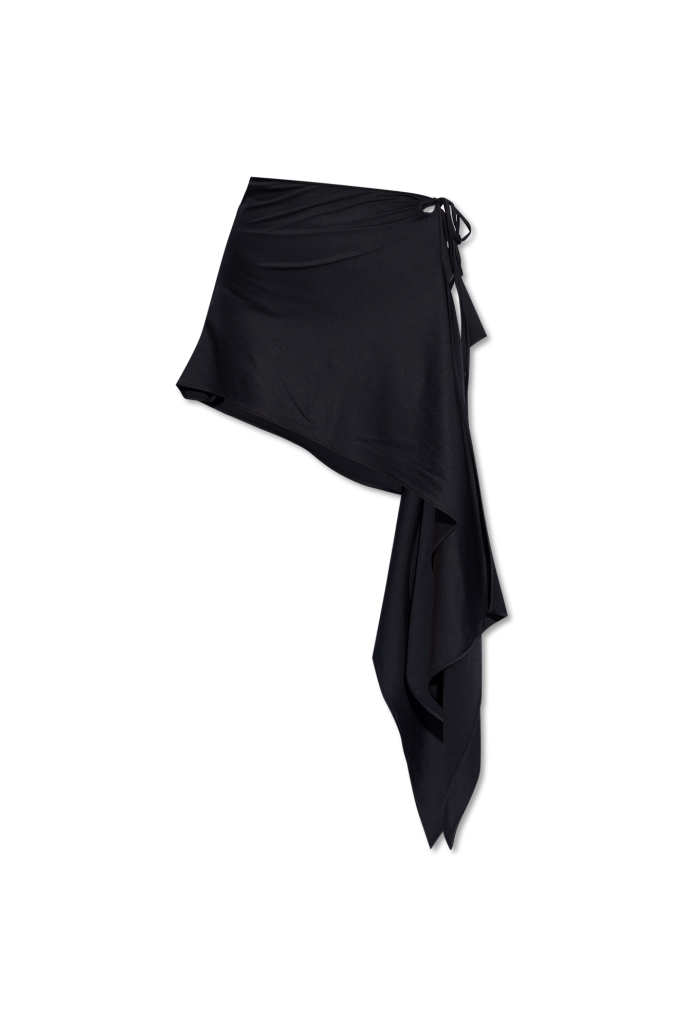 Black The 'Join Us At The Beach' collection tie-up skirt The